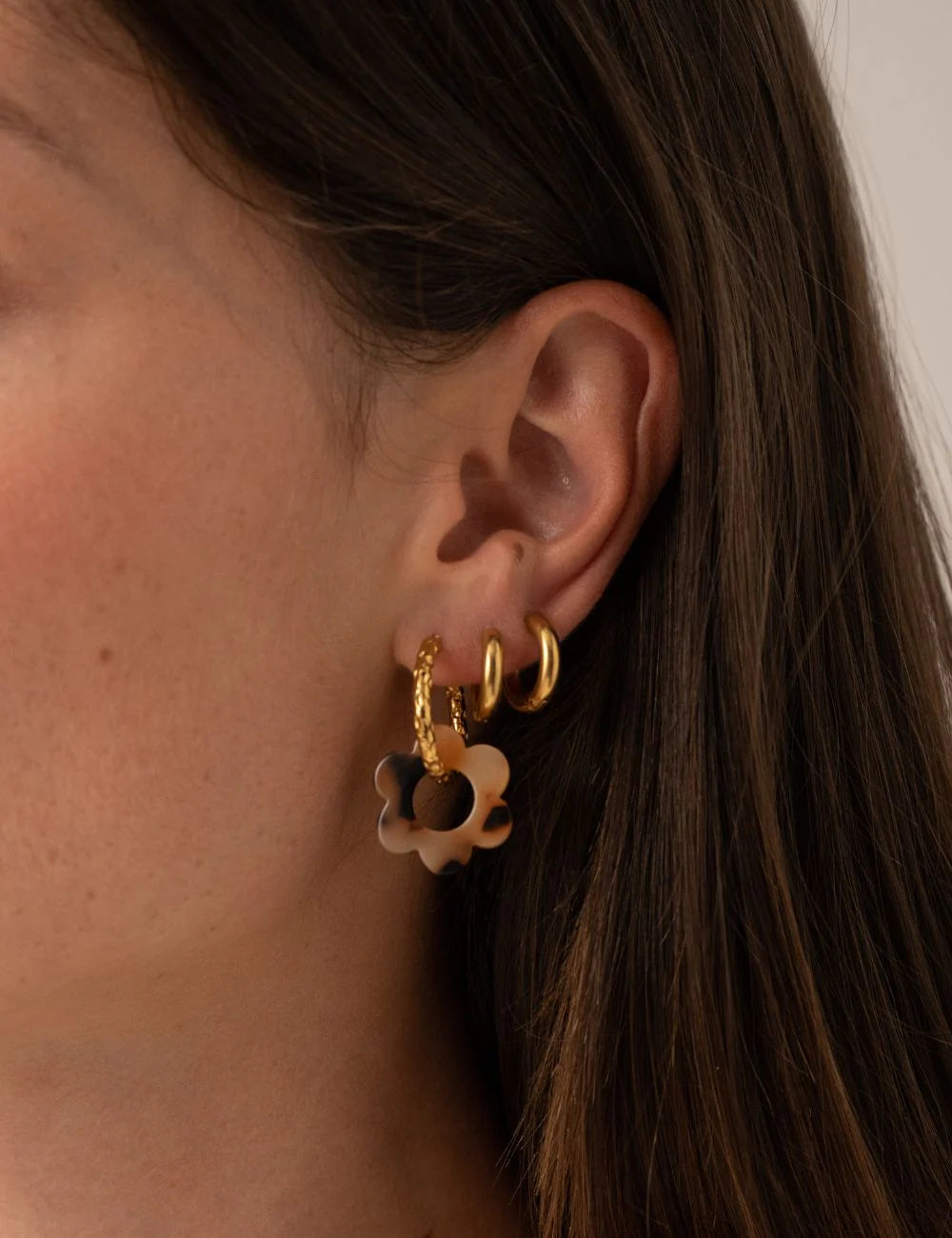 Lily - Boucles d'oreilles - Acier inoxydable