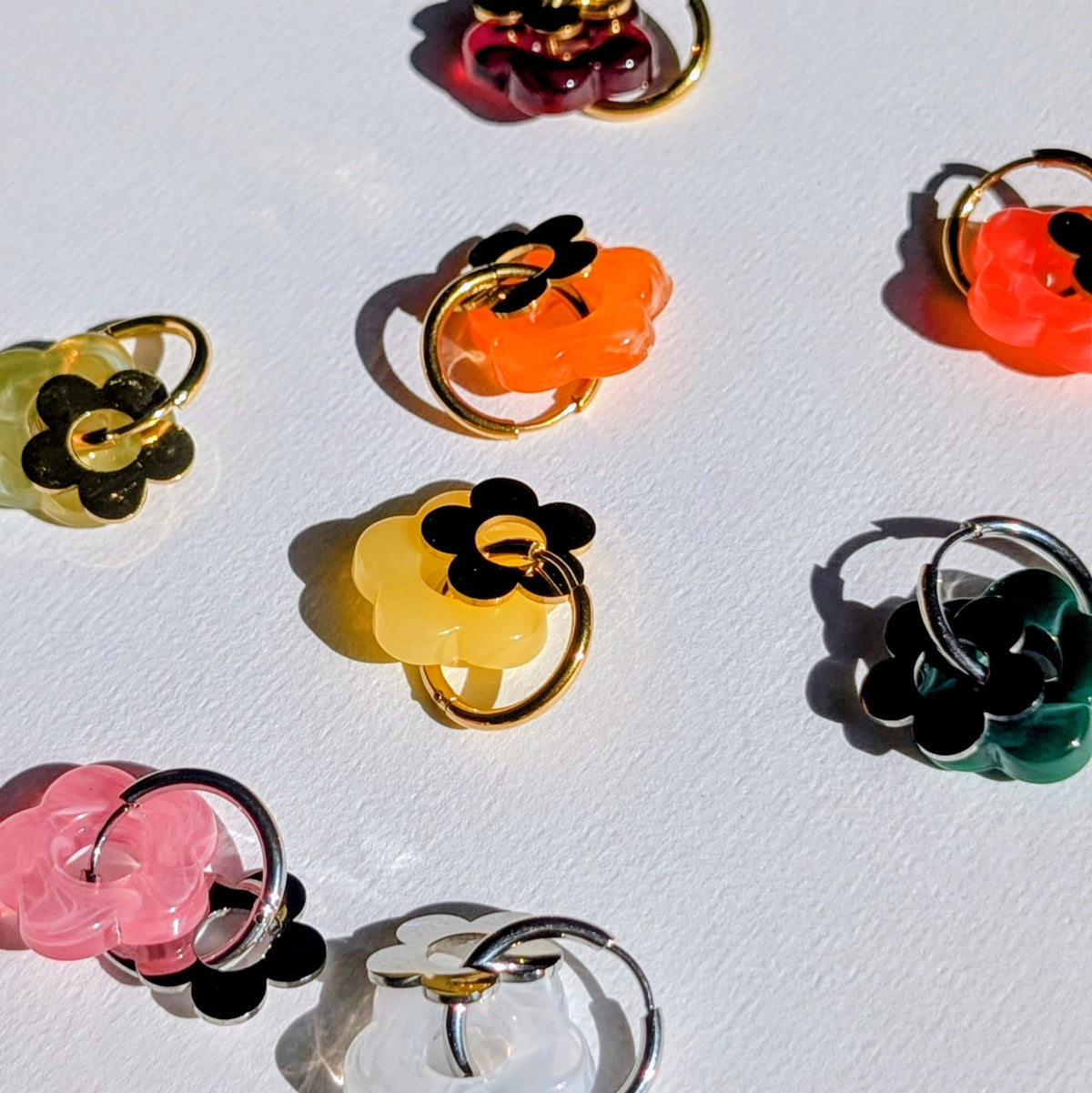 Resin flower charm