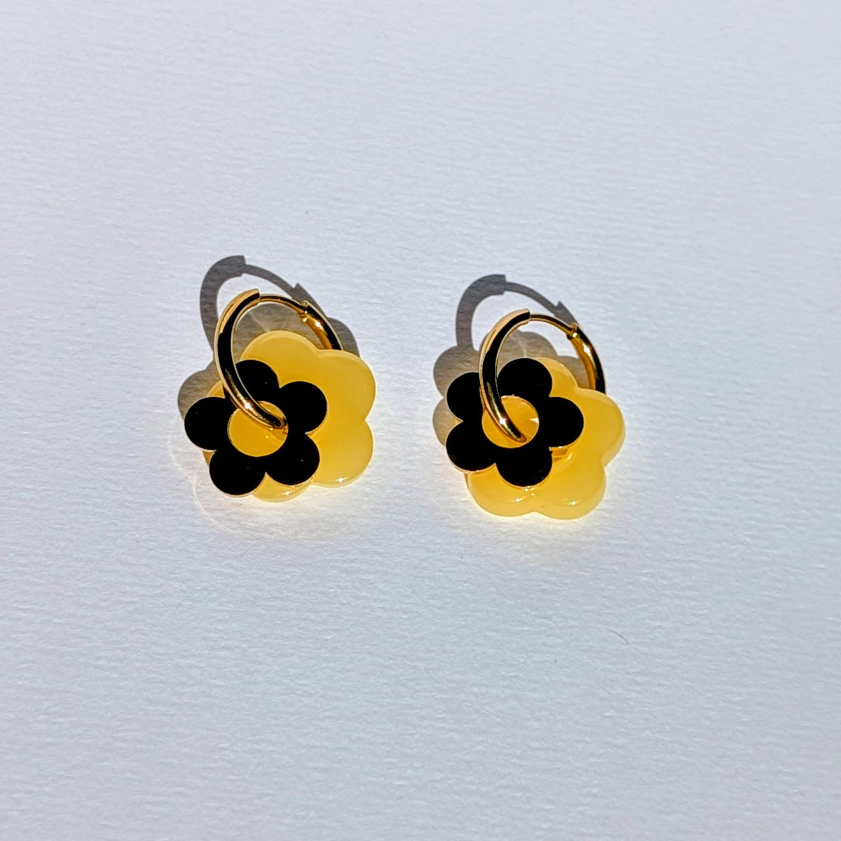 Gold & silver flower charm