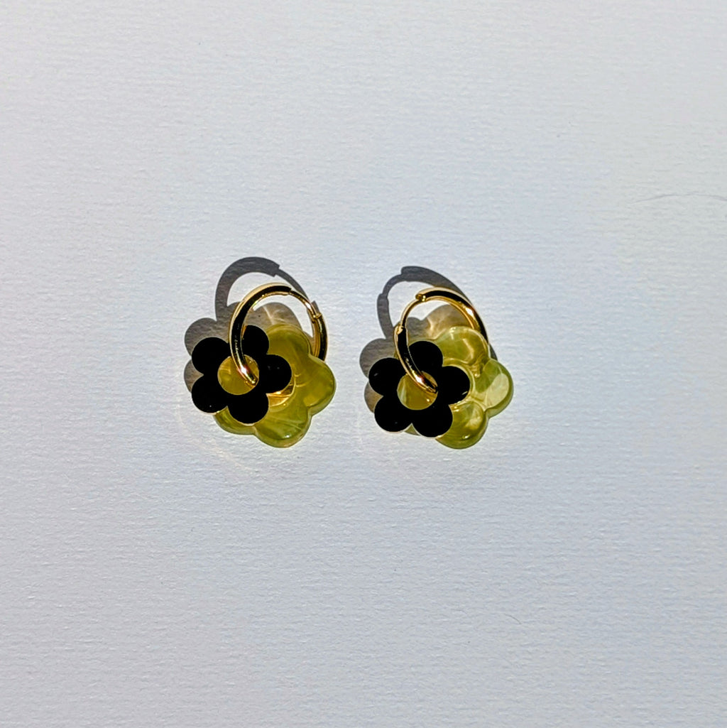 Gold & silver flower charm