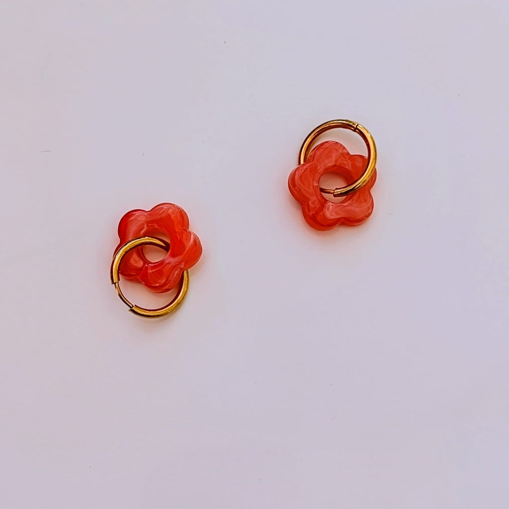 Resin flower charm
