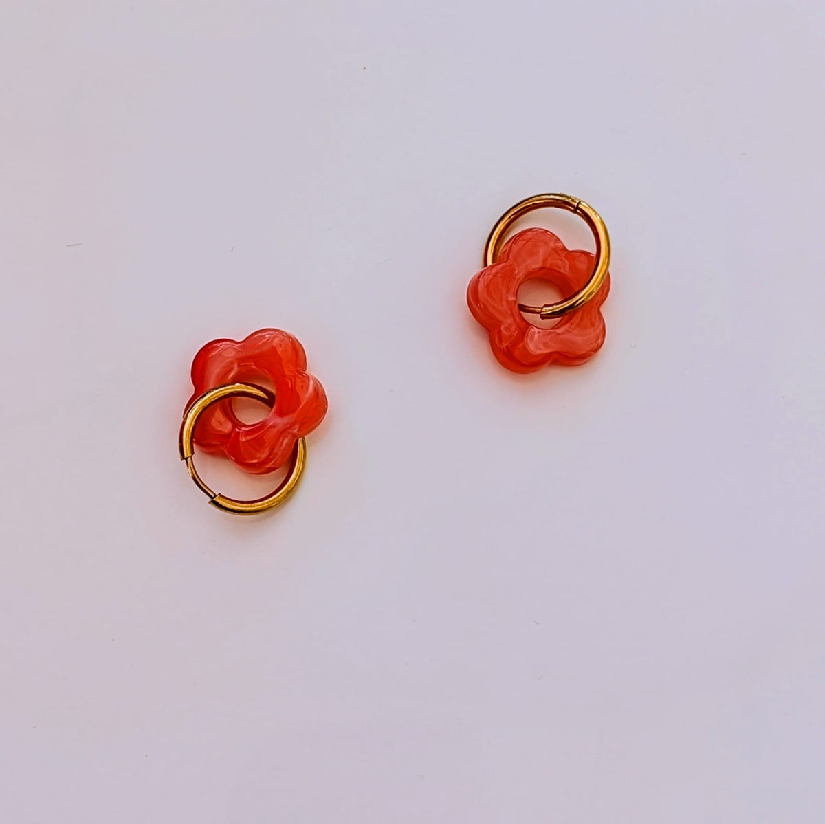 Resin flower charm