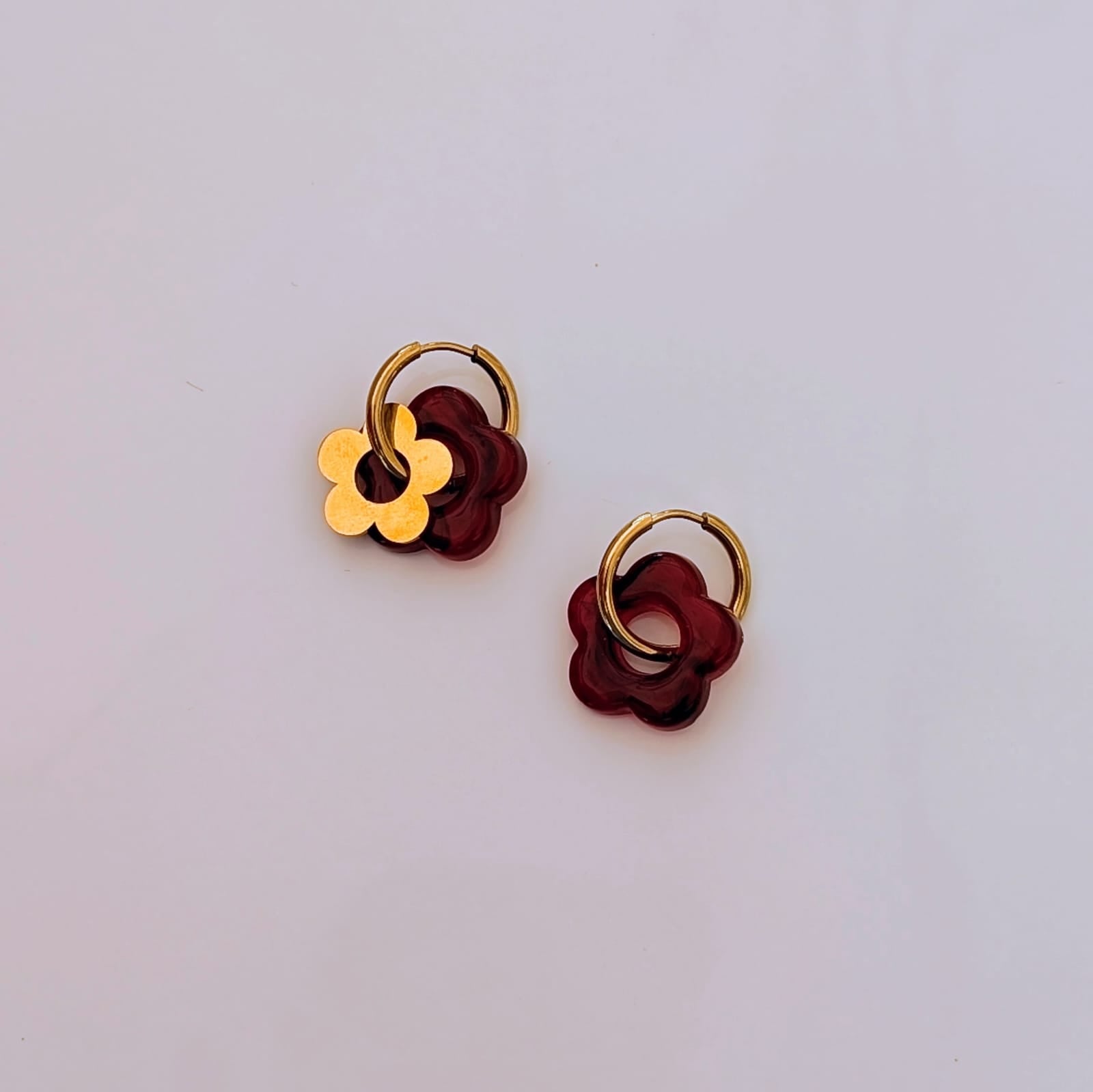 Resin flower charm